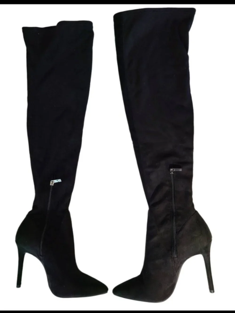 Jessica Simpson JS-LADEE Black Over the Knee Stiletto Boots 9.5